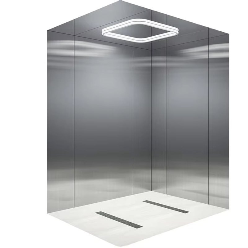 VTEP105 Ascensores Mewah Kediaman Penumpang Lif Tanpa Gear AC Senyap PVC Cekap & Bergaya