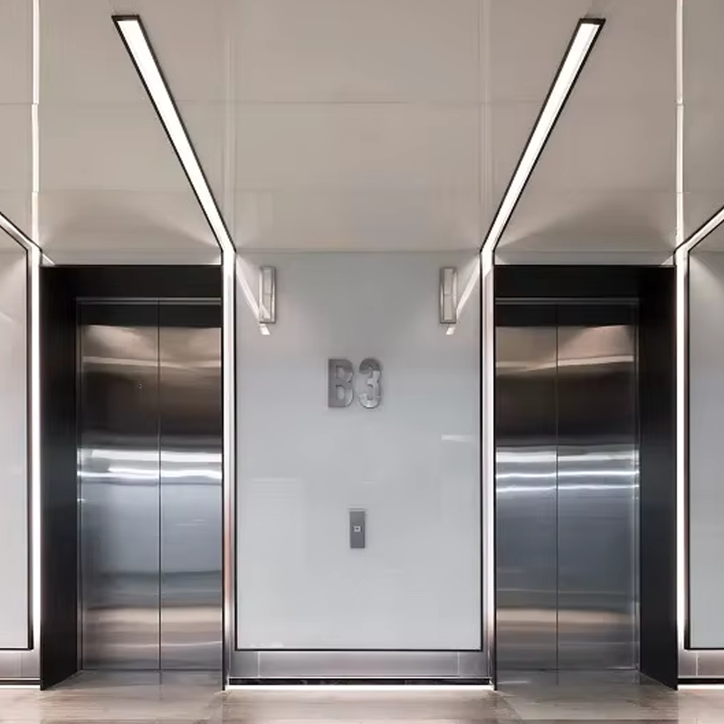 VTEP105 Ascensores Mewah Kediaman Penumpang Lif Tanpa Gear AC Senyap PVC Cekap & Bergaya