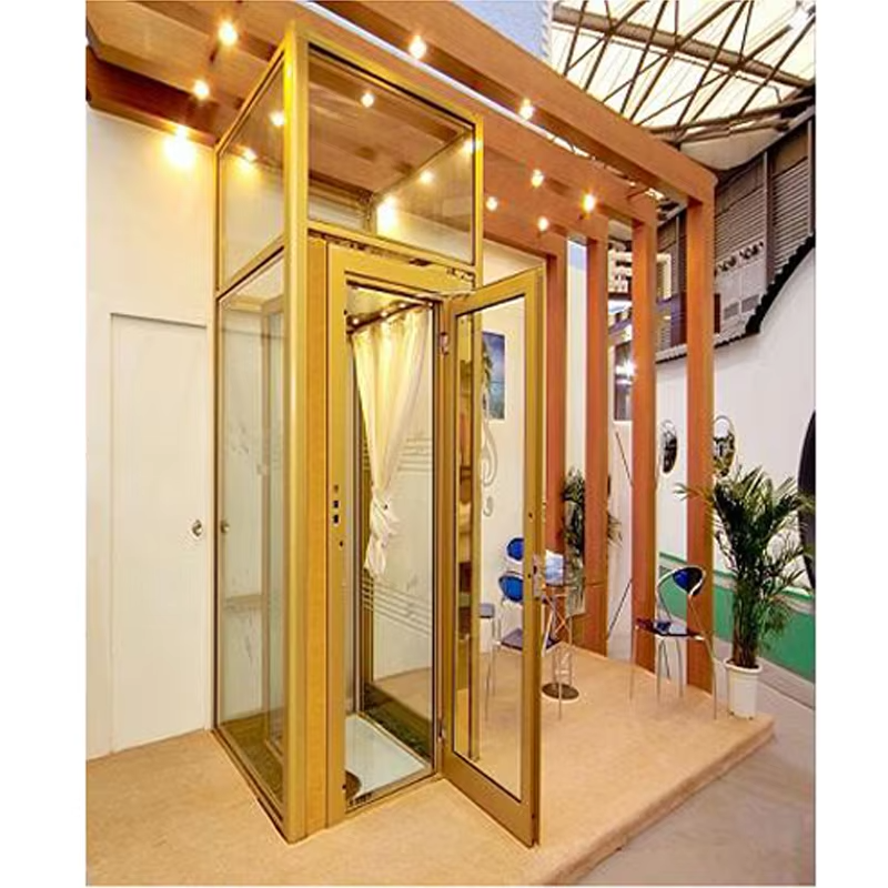 VTEV101 Ascensores Elevadores Lif Vila Rekaan Cantik untuk Gaya Hiasan Moden