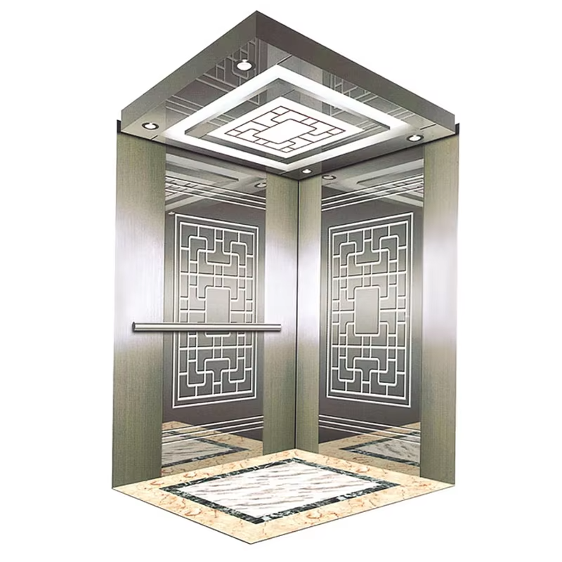 VTEP103 Elevadores Ascensores Lif Penumpang Elegan untuk Pangsapuri Mewah Tingkatkan Ruang Tamu Anda