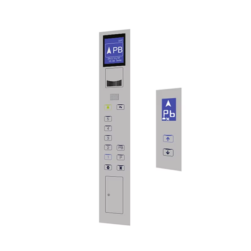 VTSP328 NVC 131 Lif Berprestasi Tinggi 6 Tingkat Cop Lop Dengan Butang Tekan Lampu Merah
