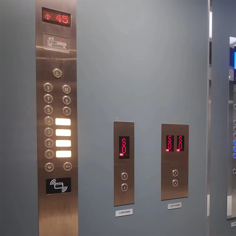 VTSP333 Lif Keluli Tahan Karat Moden Dipasang di Dinding Touch Display Cop dan Lop