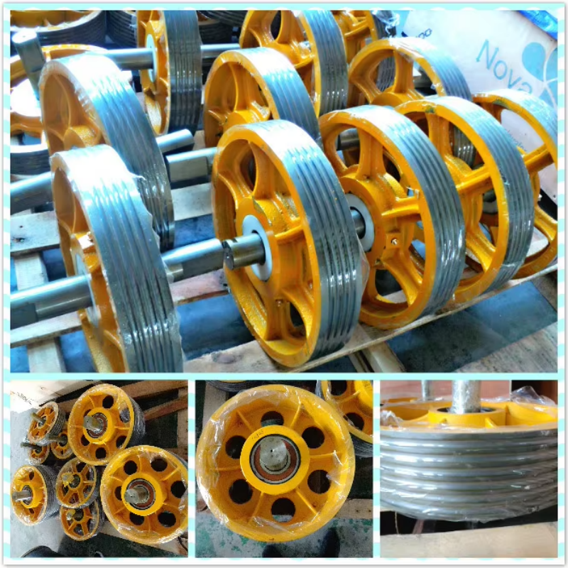 VTSP271 Lif Takal Daya Daya Pengiraan Berat Roda Cast Iron Deflector Sheave