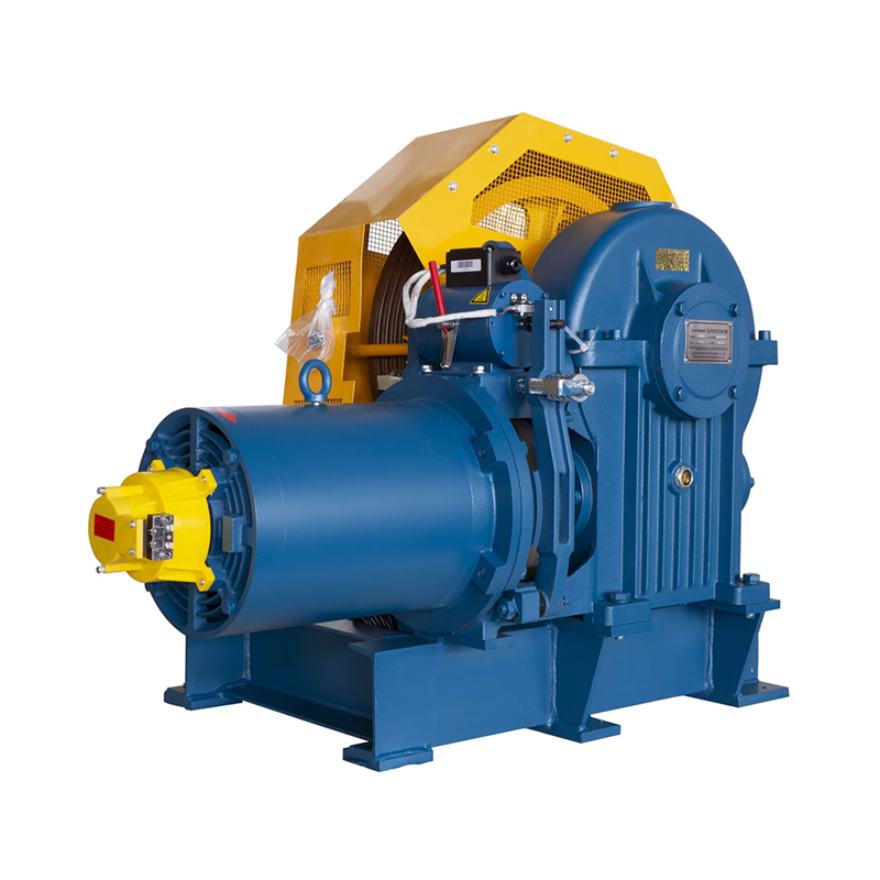 VTSP216 Produk Baru YJF100K 320 Kg-450 Kg Bahagian Lif Torin Drive Lif Mesin Traksi Bergear