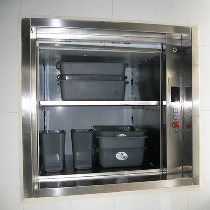VTEF111 Ascensores Elevadores Reka Bentuk Moden Dumbwaiter Lif untuk Kegunaan Komersial