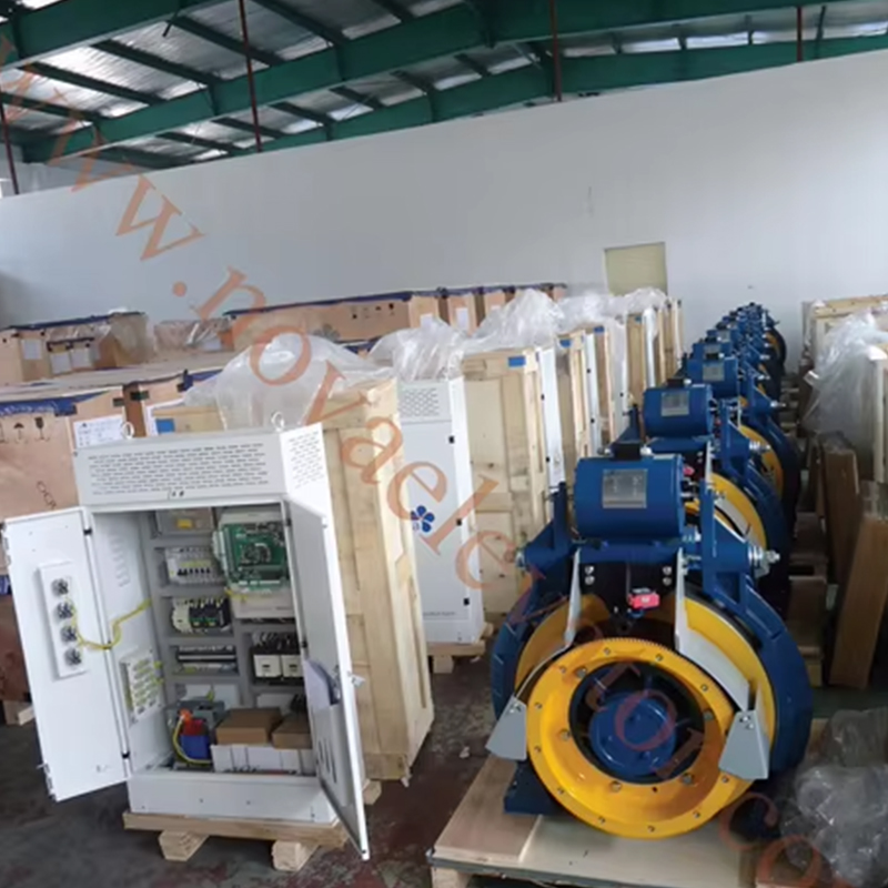 Alat Ganti Lif VTSP242 Mesin Lif Motor Traksi Tanpa Gear untuk Lif Penumpang NV41T-GTW10X