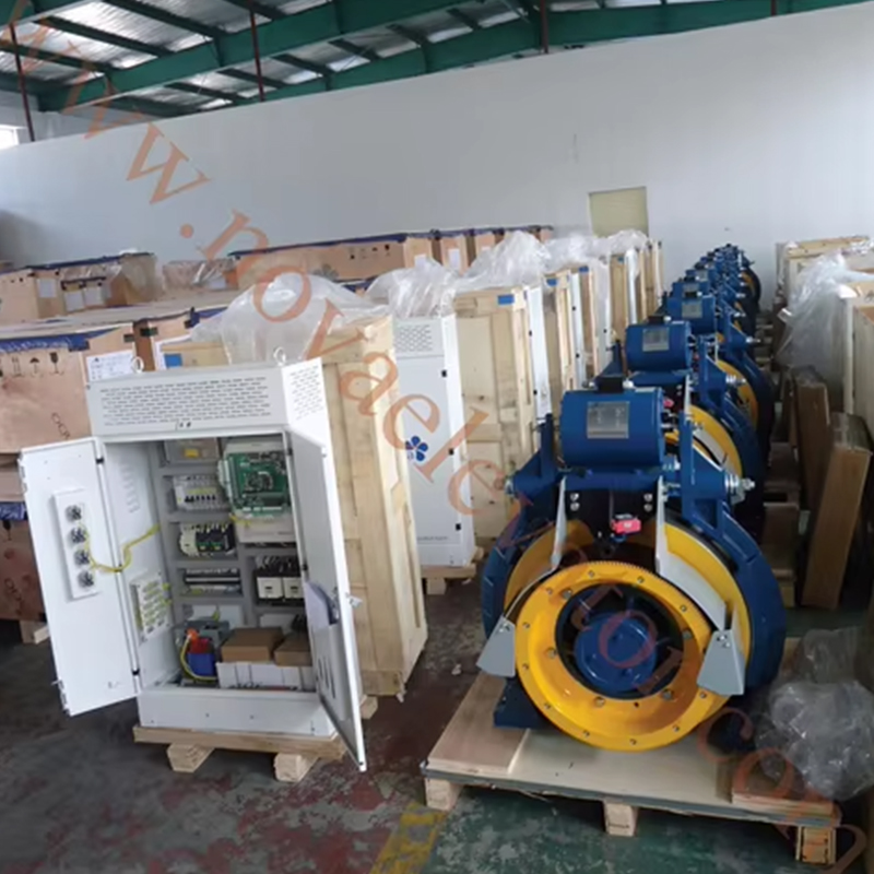 Mesin Traksi Tanpa Gear Moden VTSP253 Montanari MCG200 Apartment Gunakan Bahagian Lif Motor Angkat Enjin Motor 800-1350KGS