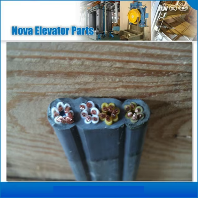 Kabel Kawalan Lif VTSP365 Dengan Kabel Perjalanan Lif PVC dan Getah TVVBG